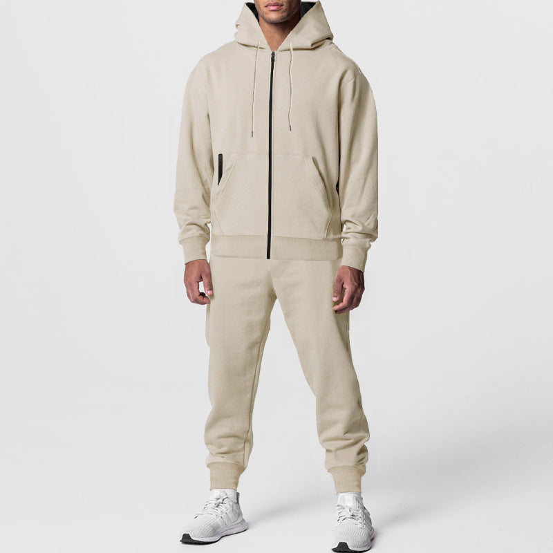 Herren Sportliches Hoodie- und Jogginghose-Set Echoarchiv