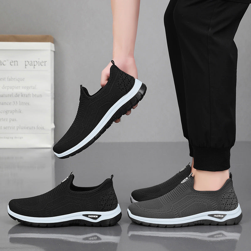 Damen Atmungsaktive und flexible Slip-On Sneakers Echo Archiv