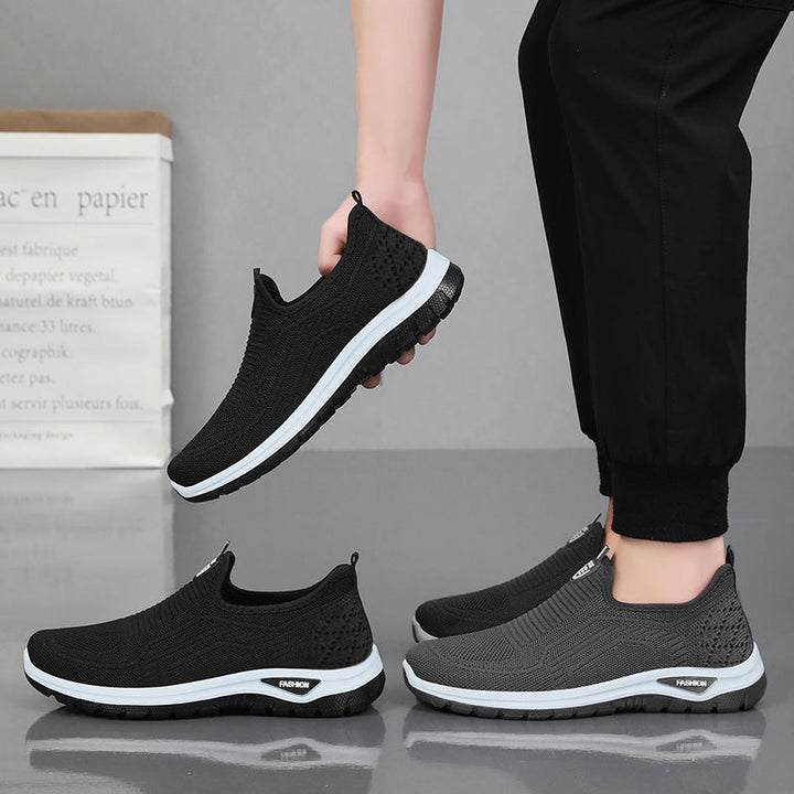 Damen Atmungsaktive und flexible Slip-On Sneakers Echo Archiv