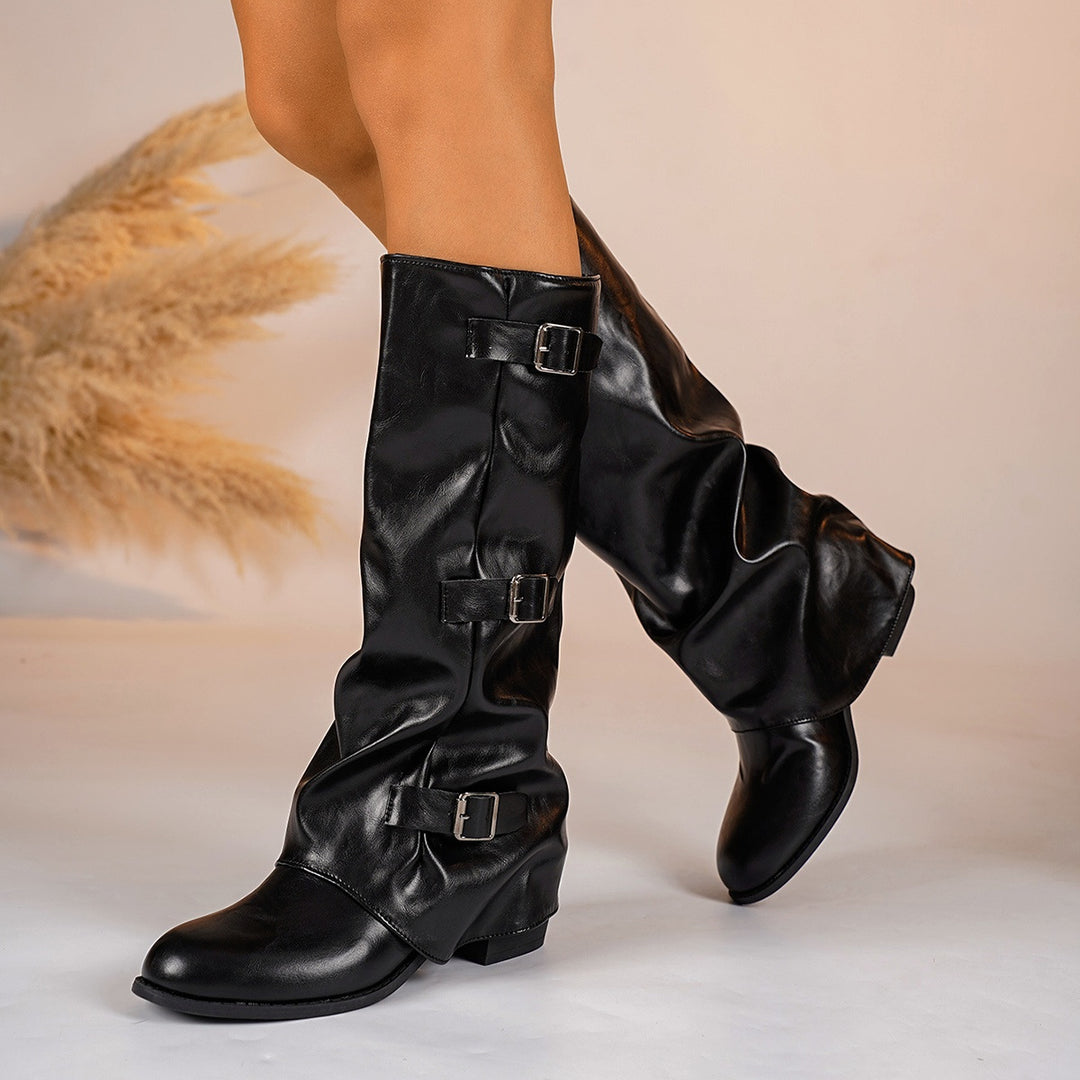 Damen Hochwertige Stiefel Echo Archiv