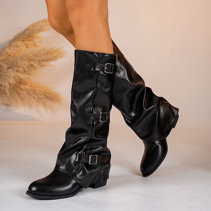 Damen Hochwertige Stiefel Echo Archiv