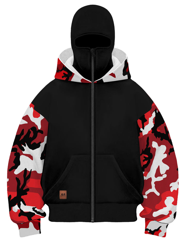 Herren Modische Camouflage Kapuzenjacke Echo Archiv