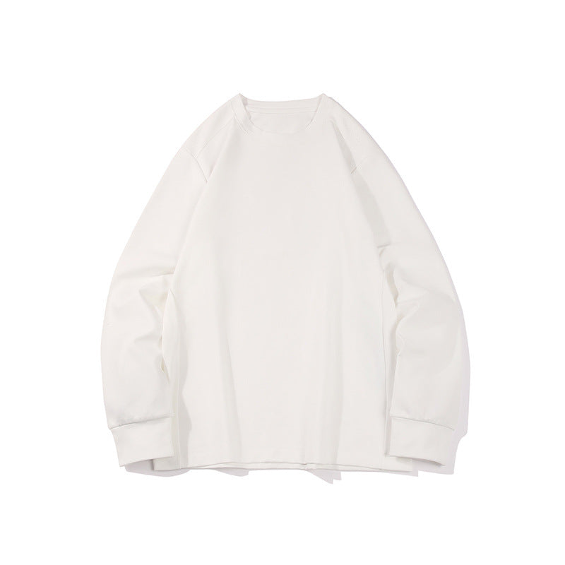 Herren Oversize-Langarmshirt aus schwerem Baumwolljersey mit Rundhalsausschnitt und gerippten Bündchen Echo Archiv