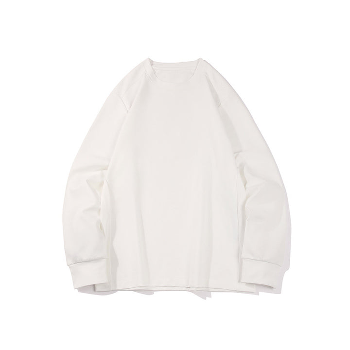 Herren Oversize-Langarmshirt aus schwerem Baumwolljersey mit Rundhalsausschnitt und gerippten Bündchen Echo Archiv