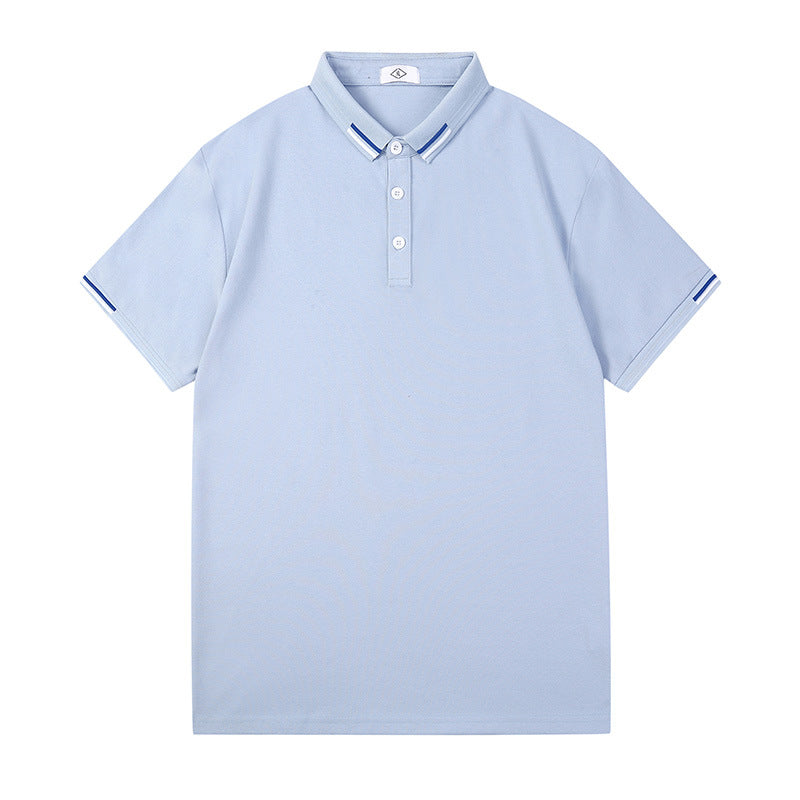 Herren Polo-Shirt mit kontrastierenden Kragen und Ärmel Echoarchiv