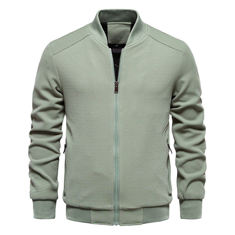 Herren modische Sportjacke mit atmungsaktivem Strukturdesign Echoarchiv