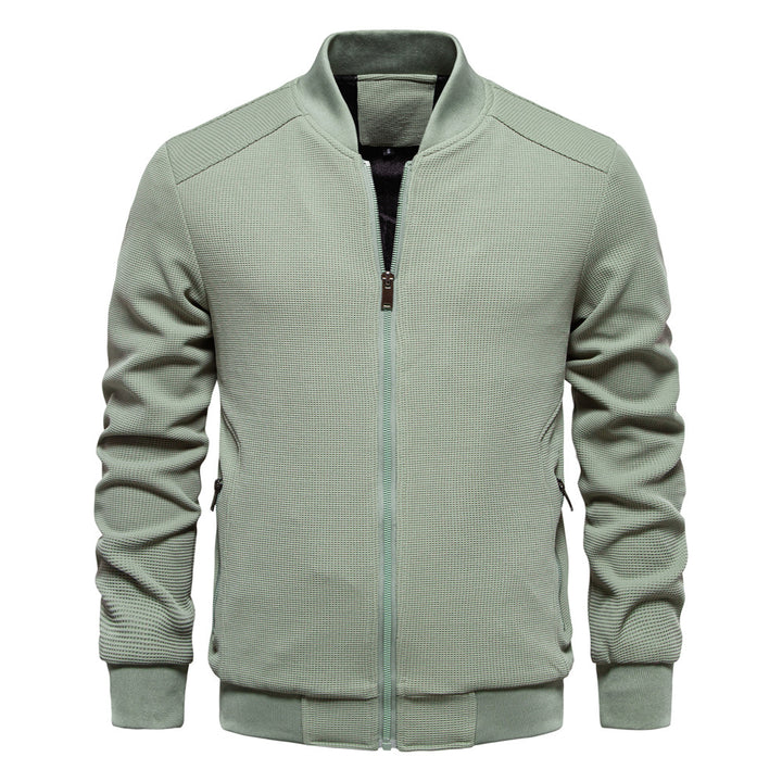 Herren modische Sportjacke mit atmungsaktivem Strukturdesign Echoarchiv