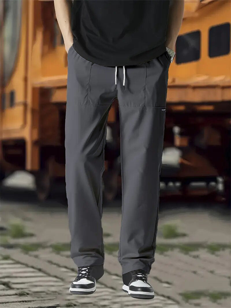 Herren Bequeme und Stilvolle Freizeithose Echo Archiv
