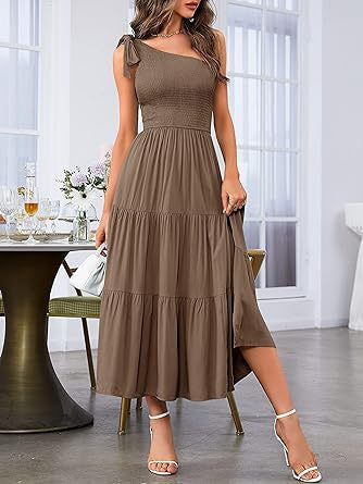 Damen Maxikleid mit ärmellosem Design und elastischem Bustier Echo Archiv