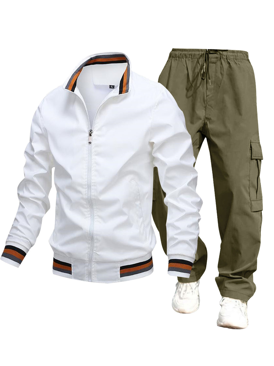 Herren Sportliche Jacke und Cargo-Hosen Echo Archiv