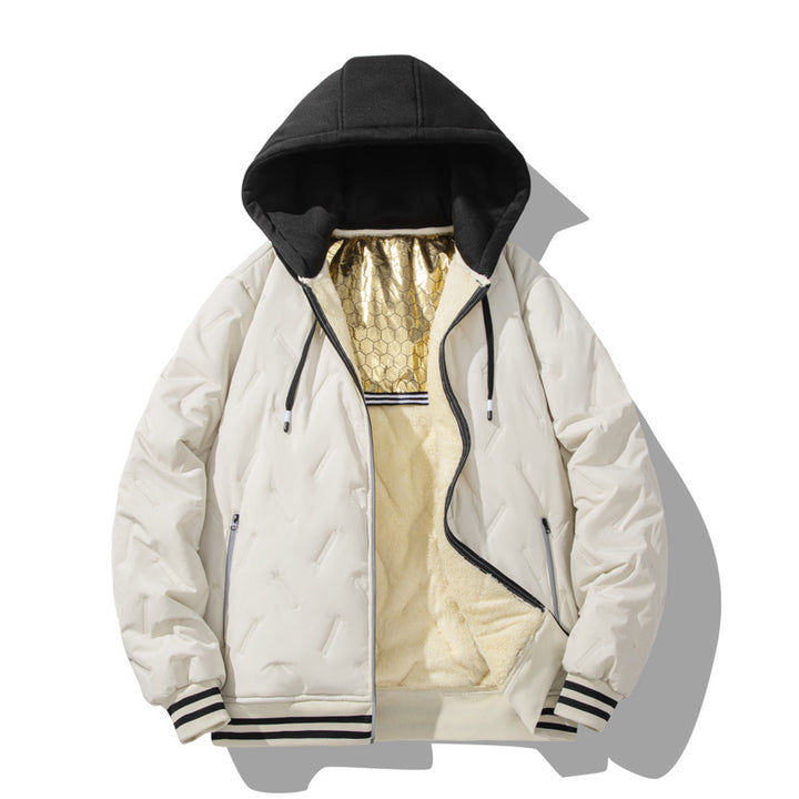 Herren wattierte und gefütterte Urbanjacke mit hohem Kragen Echoarchiv