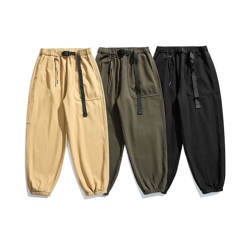 Herren Lockere Cargo-Jogginghose mit elastischem Bund Kordelzug und Utility-Taschen Echo Archiv