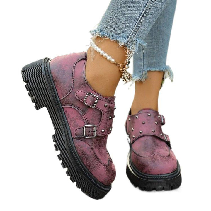 Damen Modische Plateau Schnürschuhe Echo Archiv