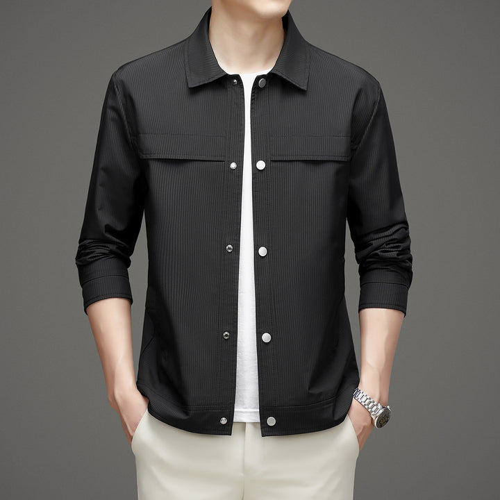 Herren Modische Übergangsjacke mit strukturiertem Design Echo Archiv