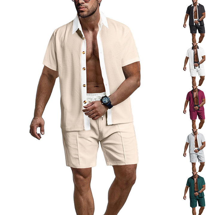 Herren lässiges Oberteil mit Shorts Echoarchiv