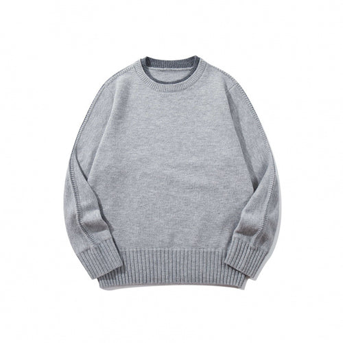 Unisex Weicher Mélange-Rundhalspullover aus Bio-Baumwollmix mit Boxy‑Fit und breiten Rippbündchen Echo Archiv