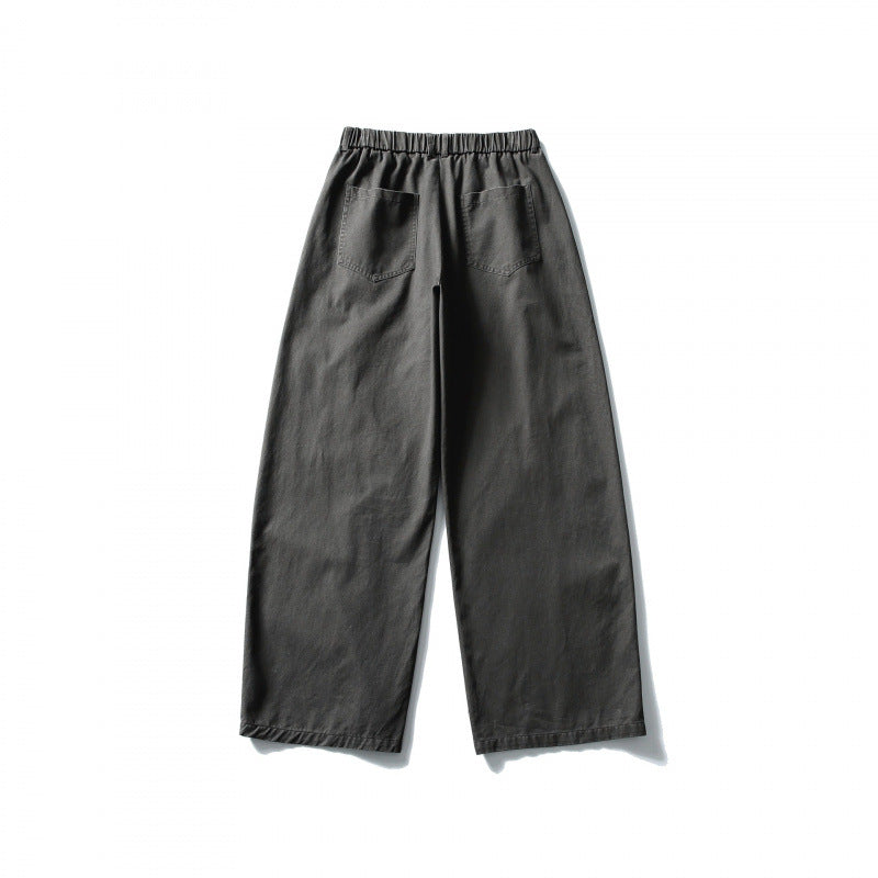 Damen Weite High-Waist Culotte-Hose mit elastischem Bund und Eingrifftaschen Echo Archiv