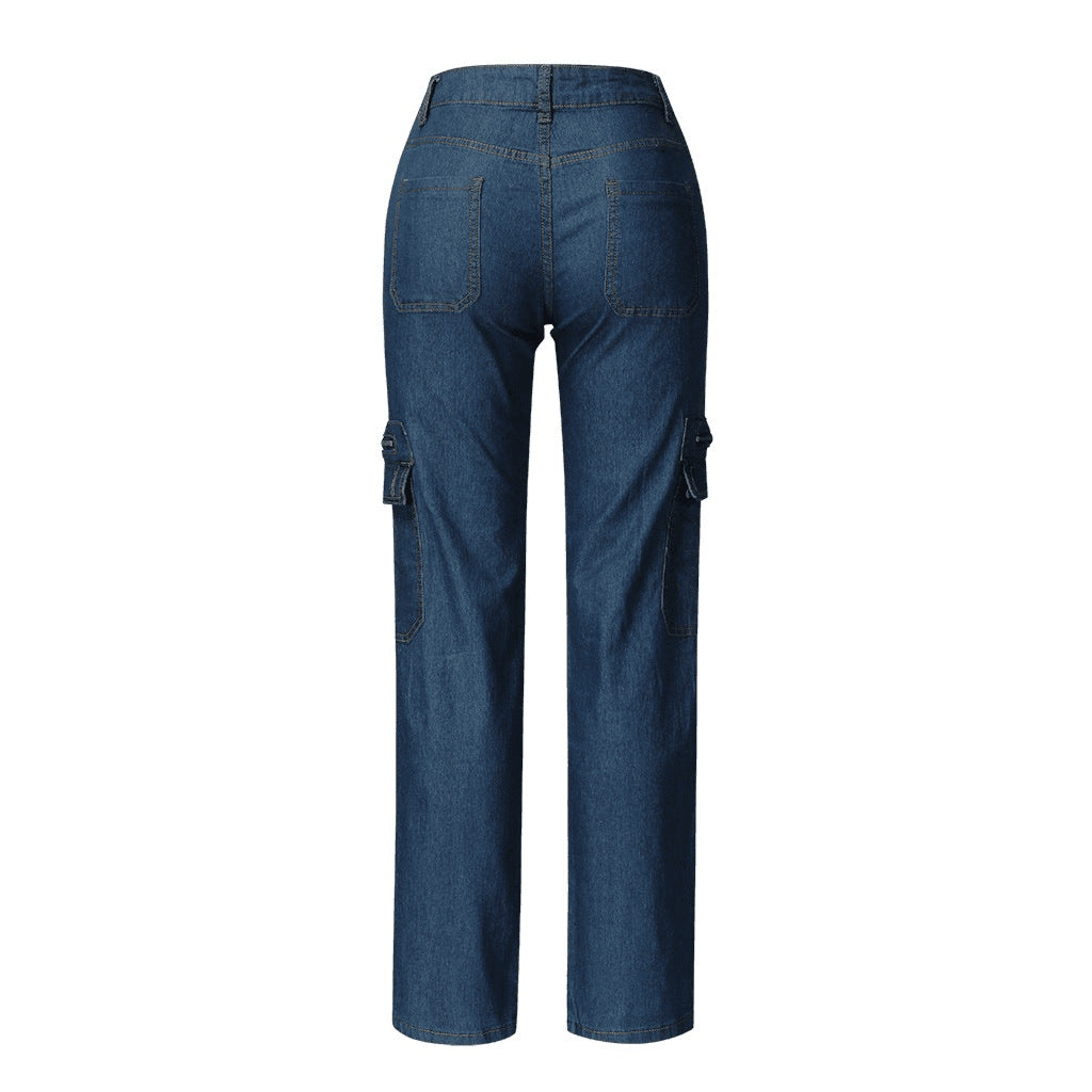 Damen Cargo-Jeans mit praktischen Seitentaschen und moderner Schnittführung Echo Archiv
