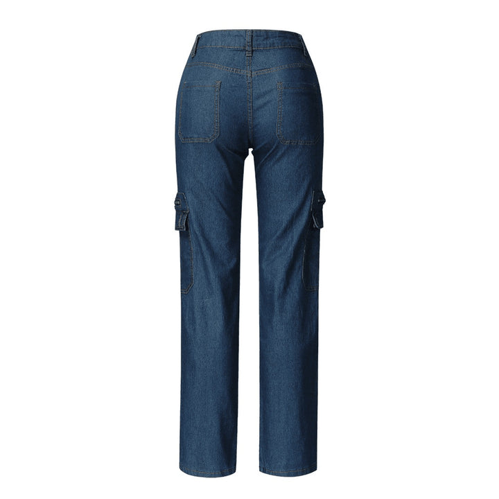 Damen Cargo-Jeans mit praktischen Seitentaschen und moderner Schnittführung Echo Archiv