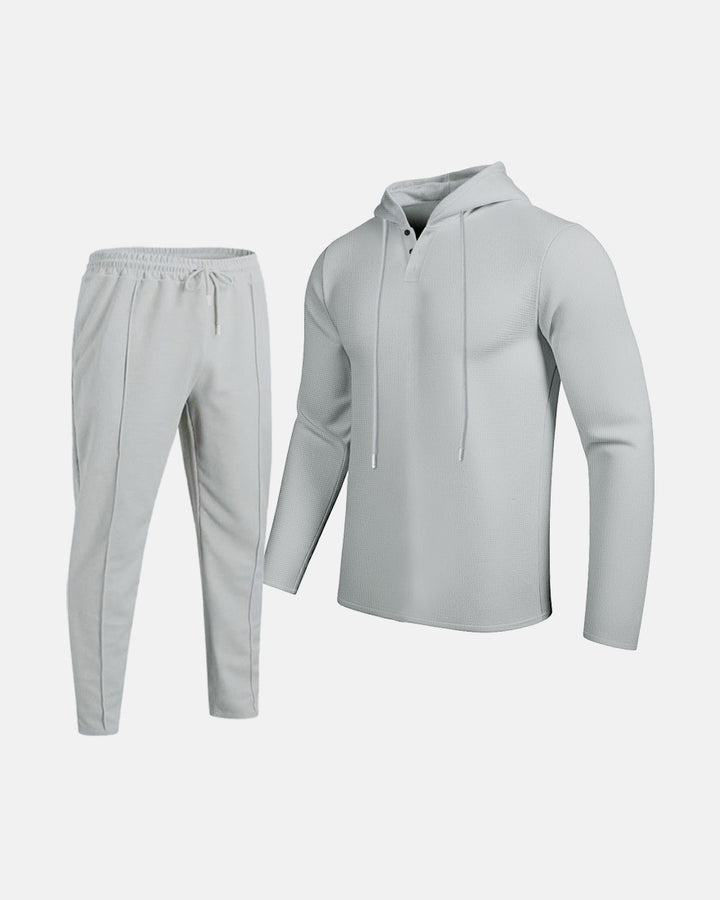 Herren sportliches Hoodie und Jogginghose Set mit atmungsaktiver Struktur Echoarchiv
