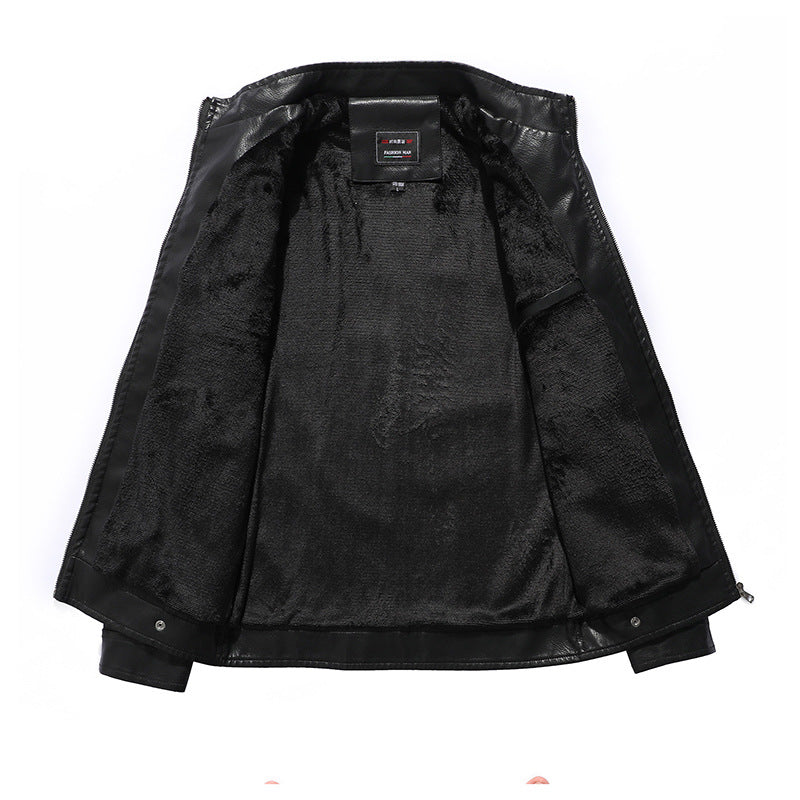 Herren Elegante Motorradlederjacke Echo Archiv
