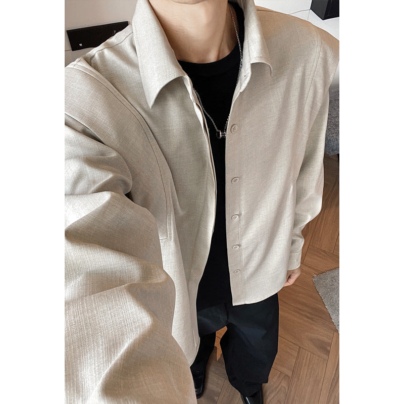 Herrenmodehemd Bluse mit strukturiertem Design Echo Archive