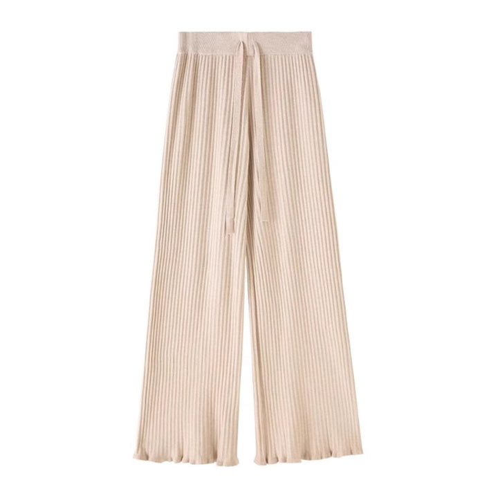 Damen Weit geschnittene Rippstrick-Hose Echo Archiv