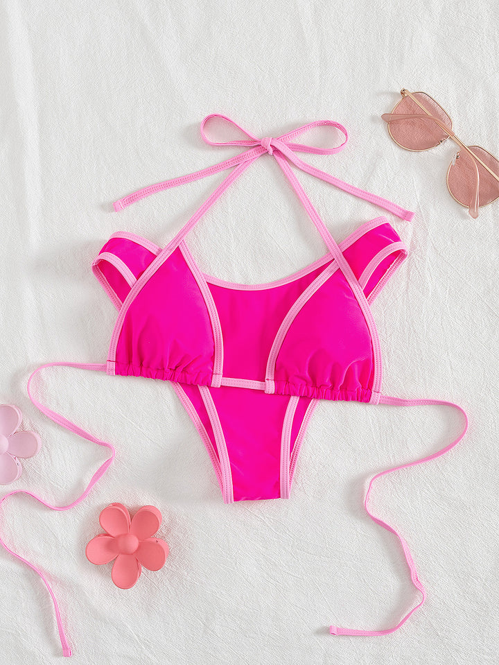 Damen Triangel-Bikini mit aufregendem Streifen-Design Echo Archiv