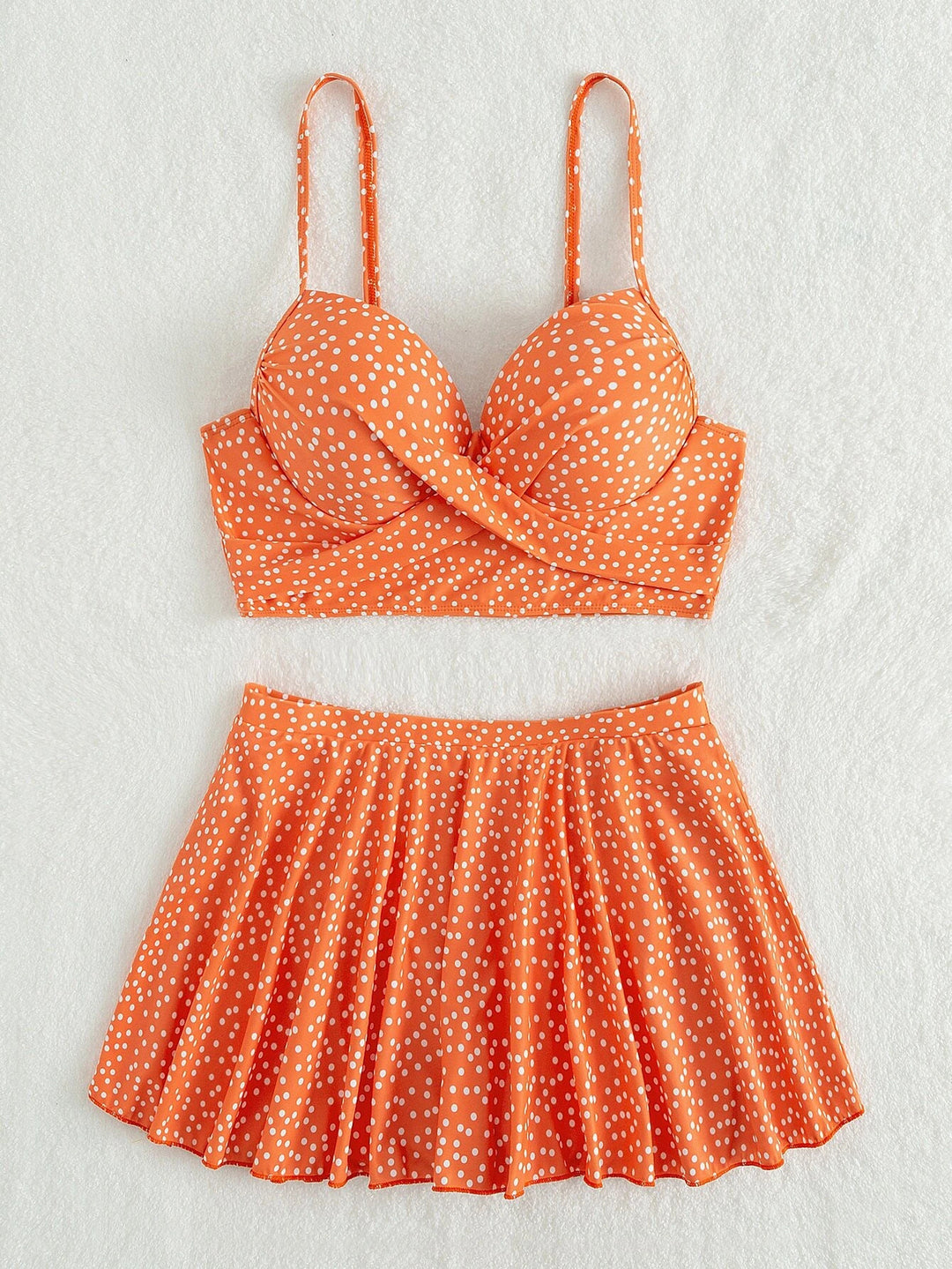 Damen Tankini-Set mit verspieltem Rock und gepolstertem Oberteil Echo Archiv