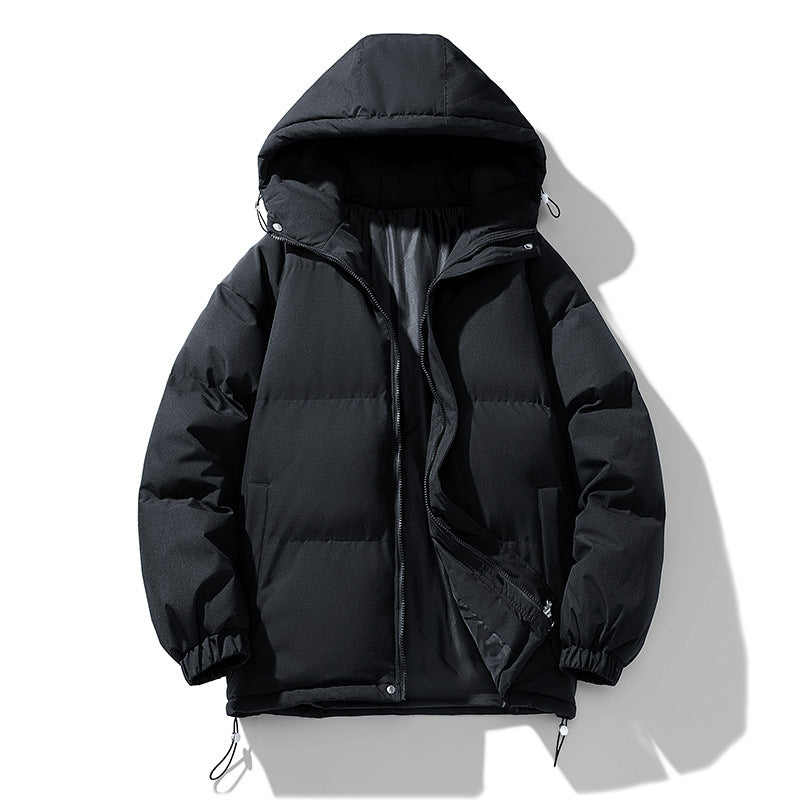 Unisex Gepolsterte Kapuzensteppjacke mit Thermoisolierung und verstellbarem Saum Echo Archiv