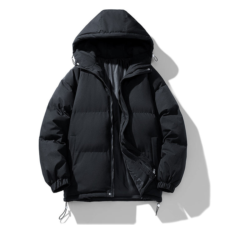 Unisex Gepolsterte Kapuzensteppjacke mit Thermoisolierung und verstellbarem Saum Echo Archiv