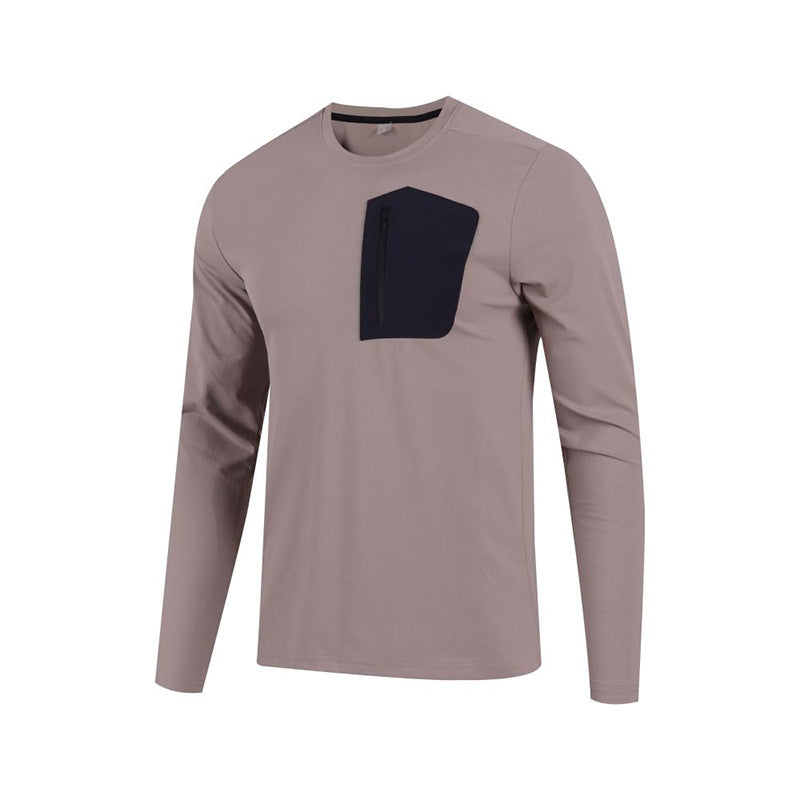 Herren Funktionslangarmshirt mit praktischer Brusttasche Echoarchiv