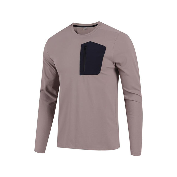 Herren Funktionslangarmshirt mit praktischer Brusttasche Echoarchiv