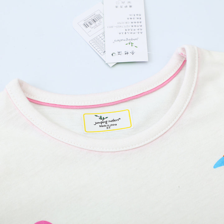 Mädchen T-Shirt mit buntem Flamingo-Design Echo Archiv