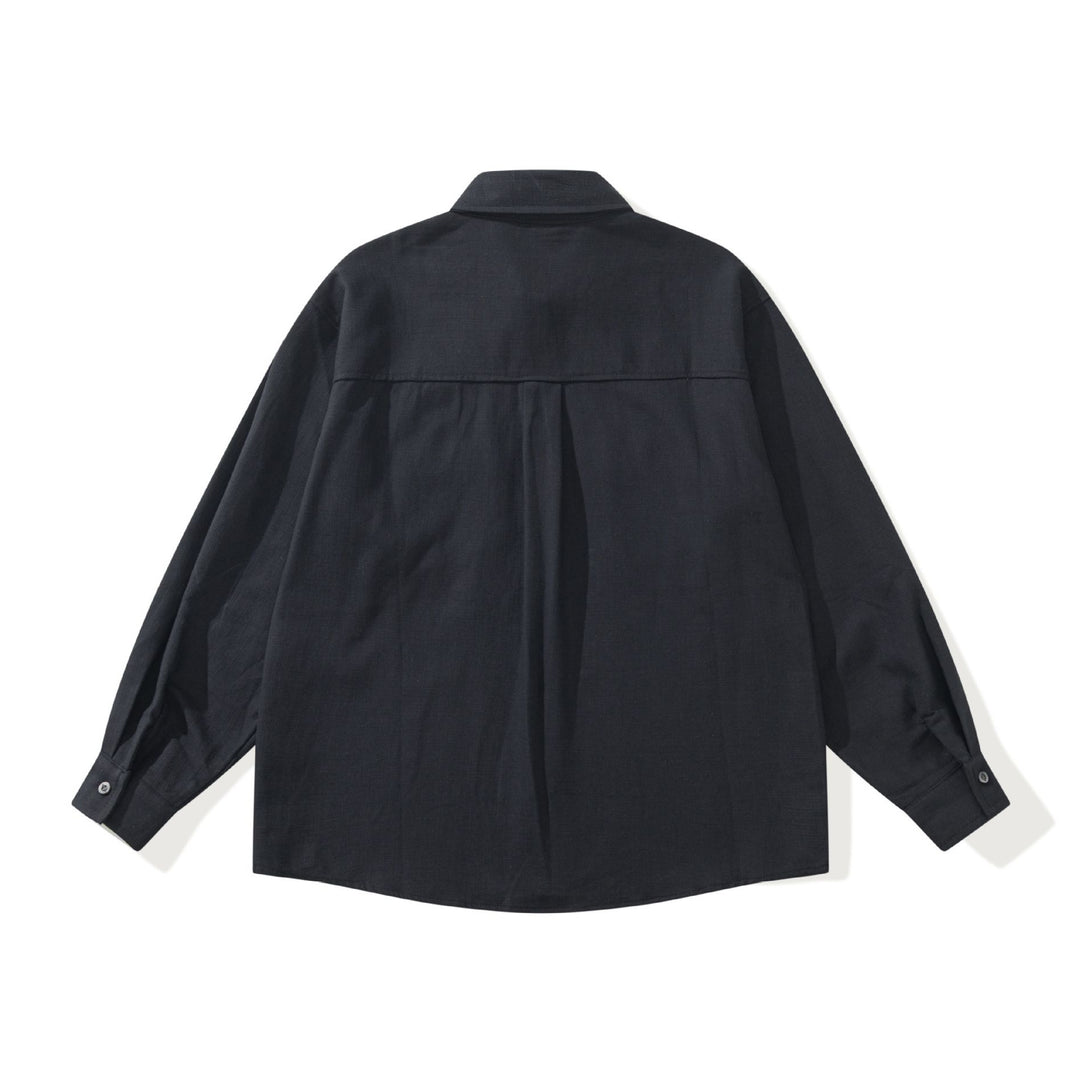 Herren Utility-Overshirt mit großen Pattentaschen und Boxy-Schnitt Echoarchiv