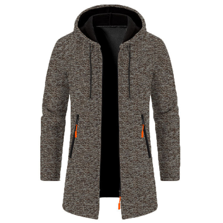 Herren Lässige Kapuzenjacke mit ergonomischem Schnitt und praktischen Reißverschlusstaschen Echoarchiv
