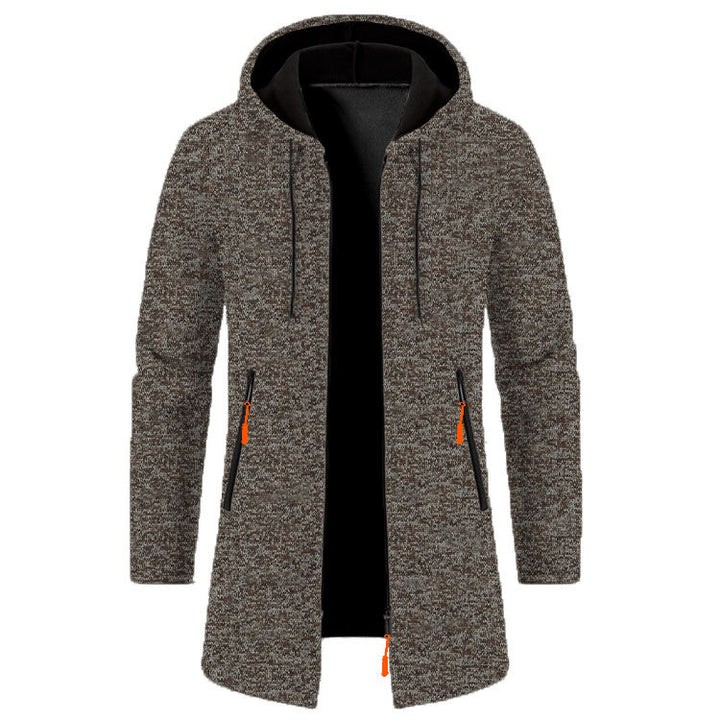 Herren Lässige Kapuzenjacke mit ergonomischem Schnitt und praktischen Reißverschlusstaschen Echoarchiv
