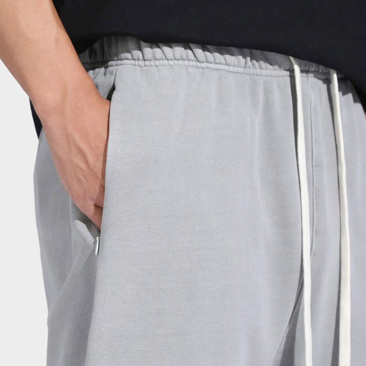 Herren Bequeme Sweatshorts mit elastischem Bund und Seitentaschen Echoarchiv