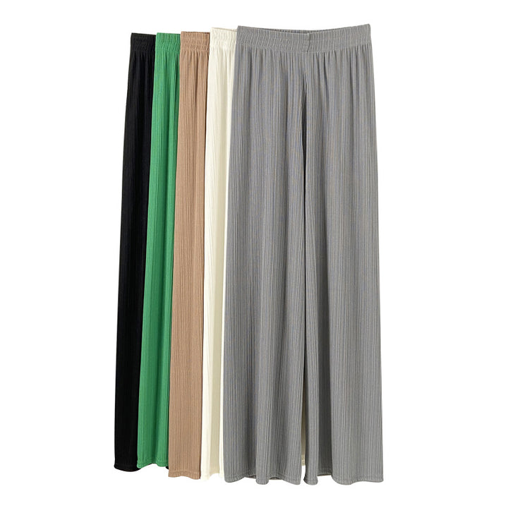 Damen Plissierte Weitbein-Hosen Echo Archiv