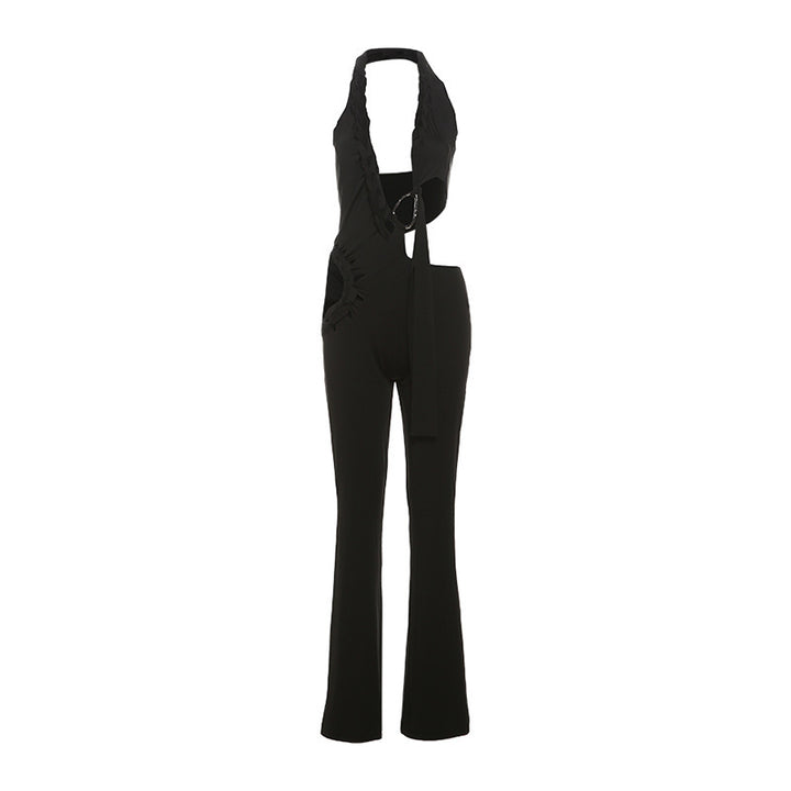 Damen Figurbetonter Overall mit drapierten Details Echo Archiv
