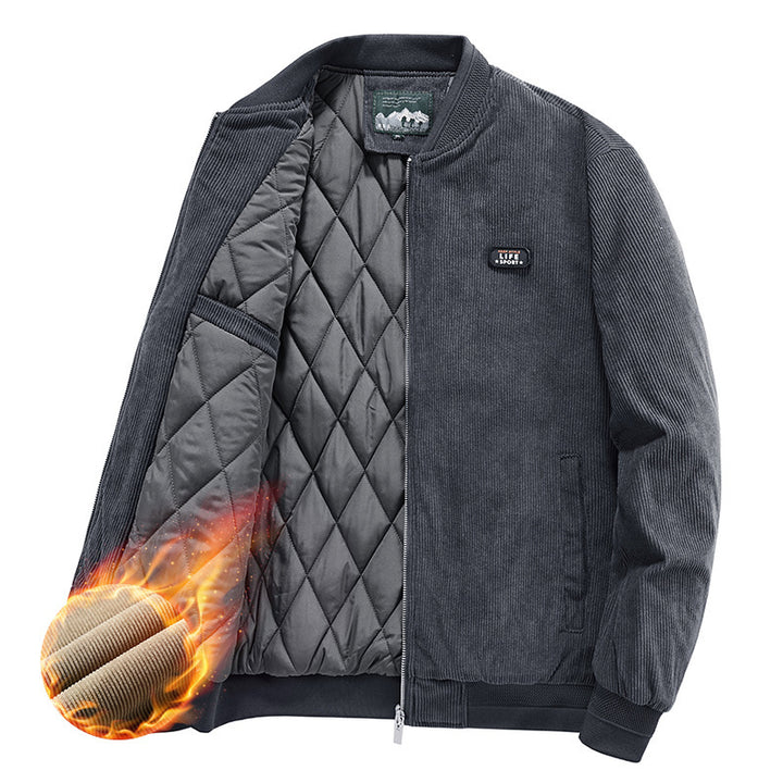 Herren leichte Steppjacke mit angenehm gefüttertem Innenbereich Echoarchiv