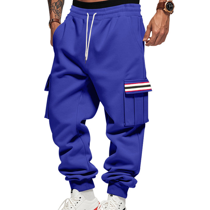 Herren Cargo-Jogginghose mit Mehrfachtaschen und Kordelzug Echoarchiv