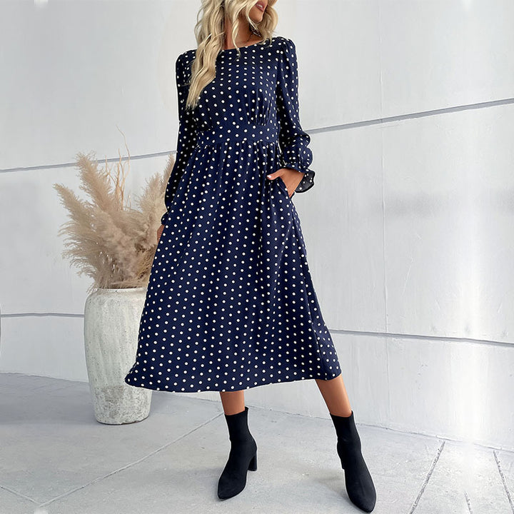 Damen Midi-Kleid im Punkte-Design Echo Archiv