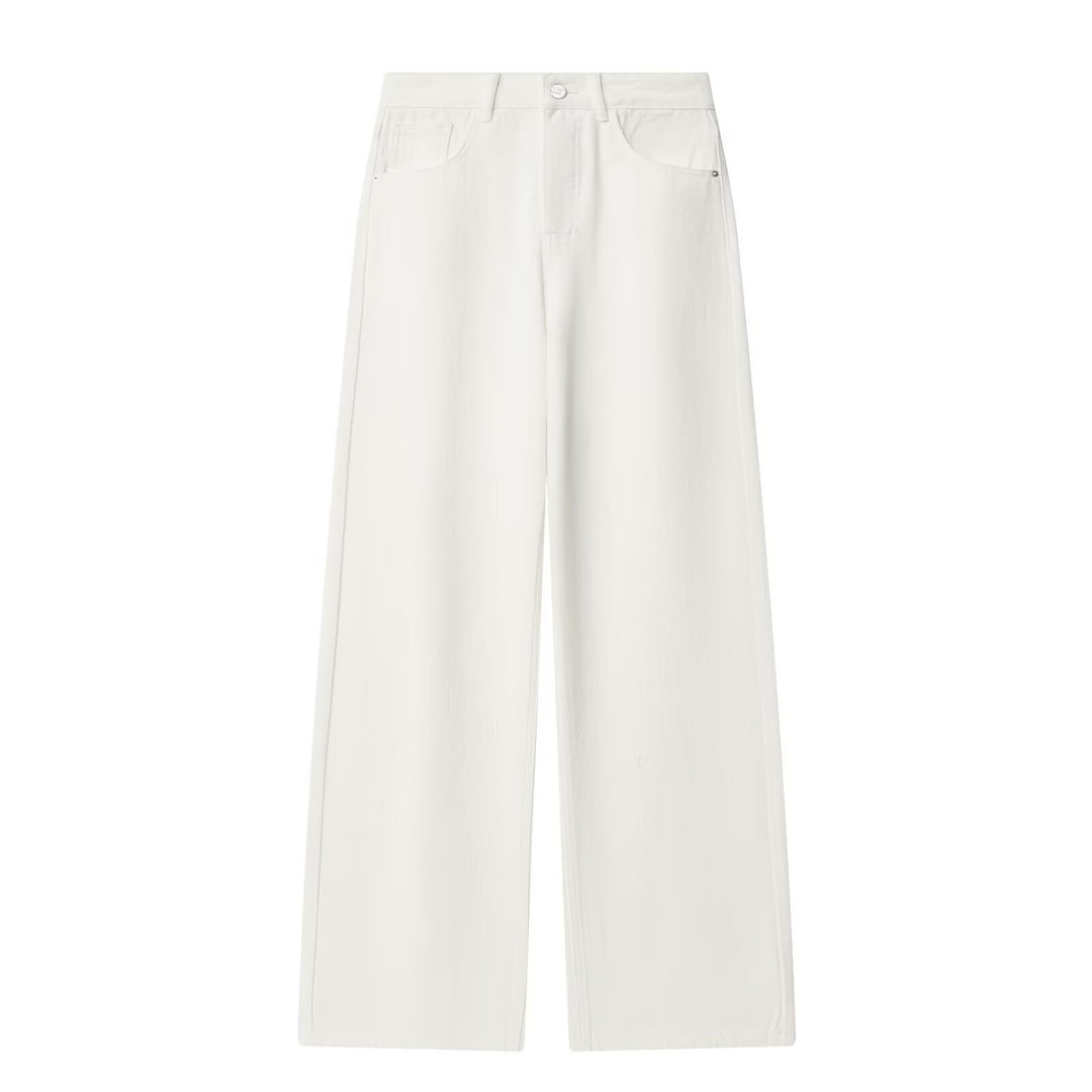 Damen weite Hochbundhose aus nachhaltigem Material mit eleganter Textur Echo Archiv