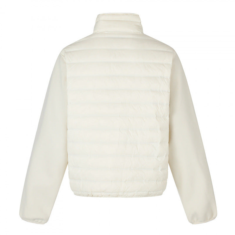 Damen Leichte Hybrid‑Steppjacke mit gesteppter Front und Fleeceärmeln Echo Archiv