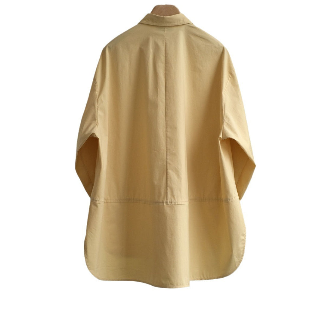 Damen Modische Oversized-Hemdbluse Echoarchiv