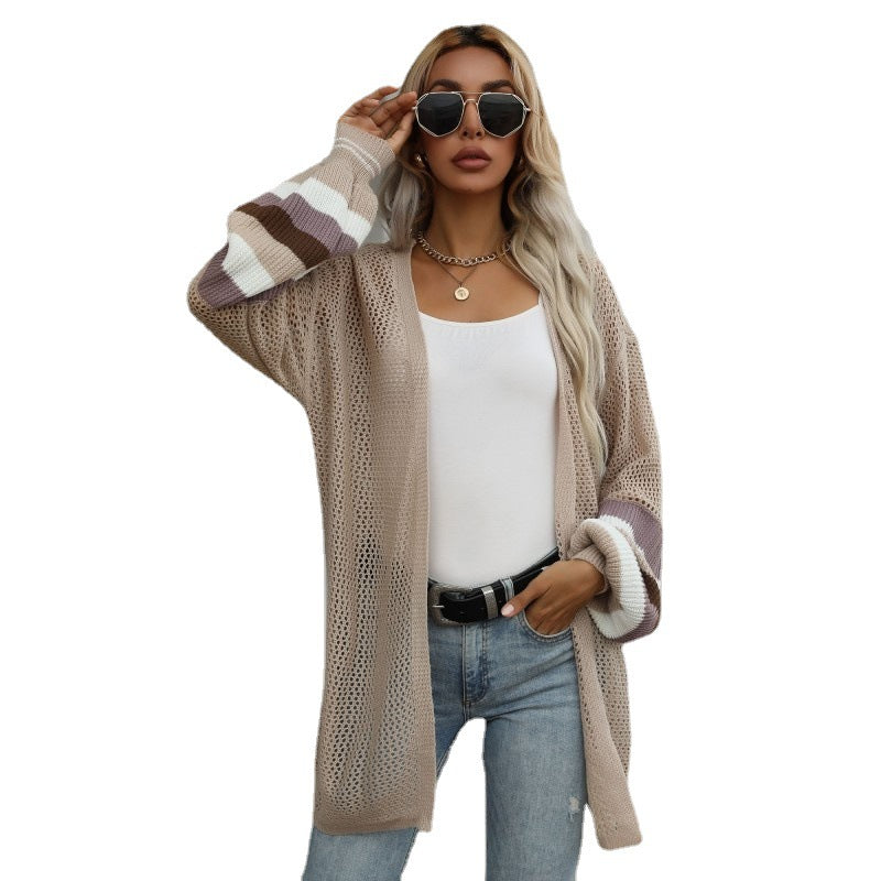 Damen Lässiger Strickcardigan mit weiten Ärmeln Echo Archiv