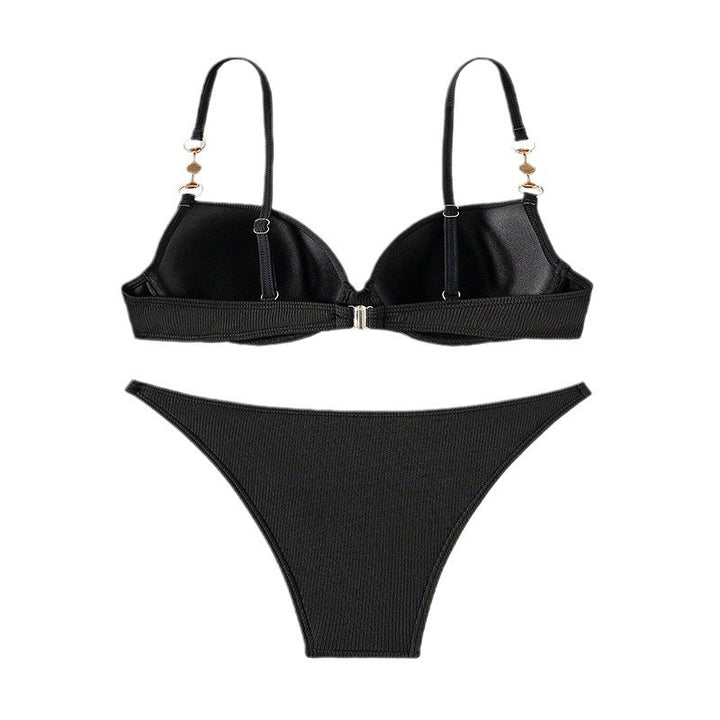 Damen Push-Up Bikini mit modischem Perlenschmuck Echo Archiv