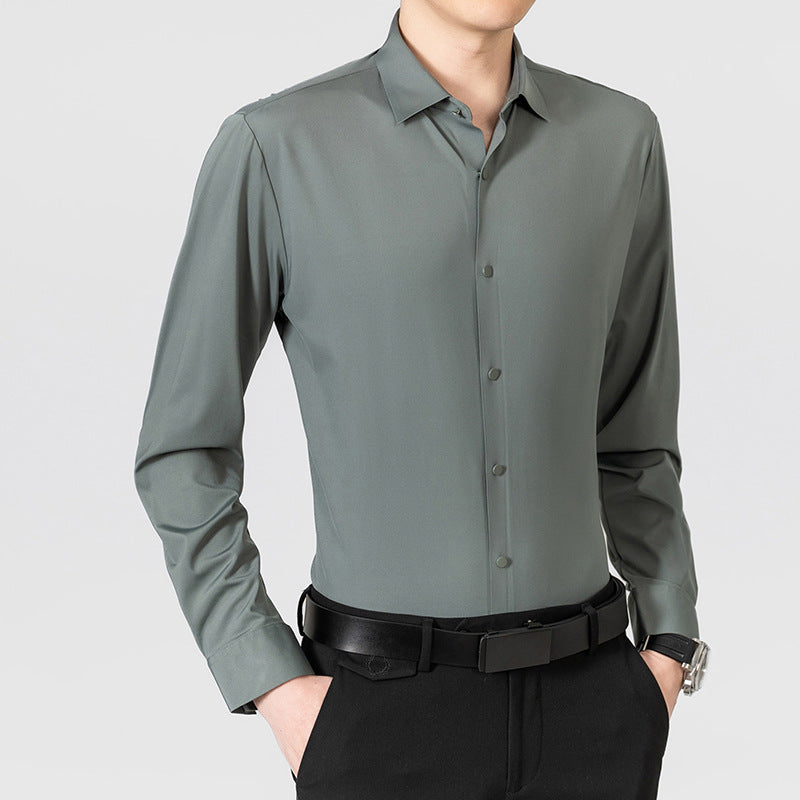Herren Elegantes und Bequemes Langarmhemd Echoarchiv