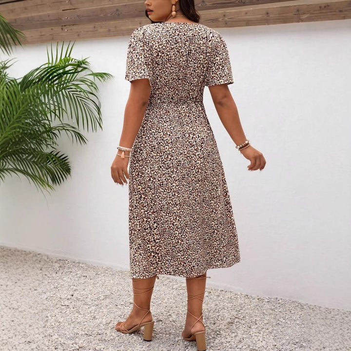 Damen Midikleid mit floralem Muster Echo Archiv